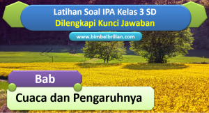 IPA Kelas 3 SD Bab Cuaca dan Pengaruhnya