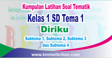 Soal Tematik Kelas 2 Sd Tema 1 Subtema 3 Hidup Rukun Di Sekolah Dan Kunci Jawaban Bimbel Brilian