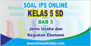Soal IPS Online Kelas 5 ( Lima ) SD Bab 5 Jenis Usaha dan Kegiatan Ekonomi - Langsung Ada Nilainya