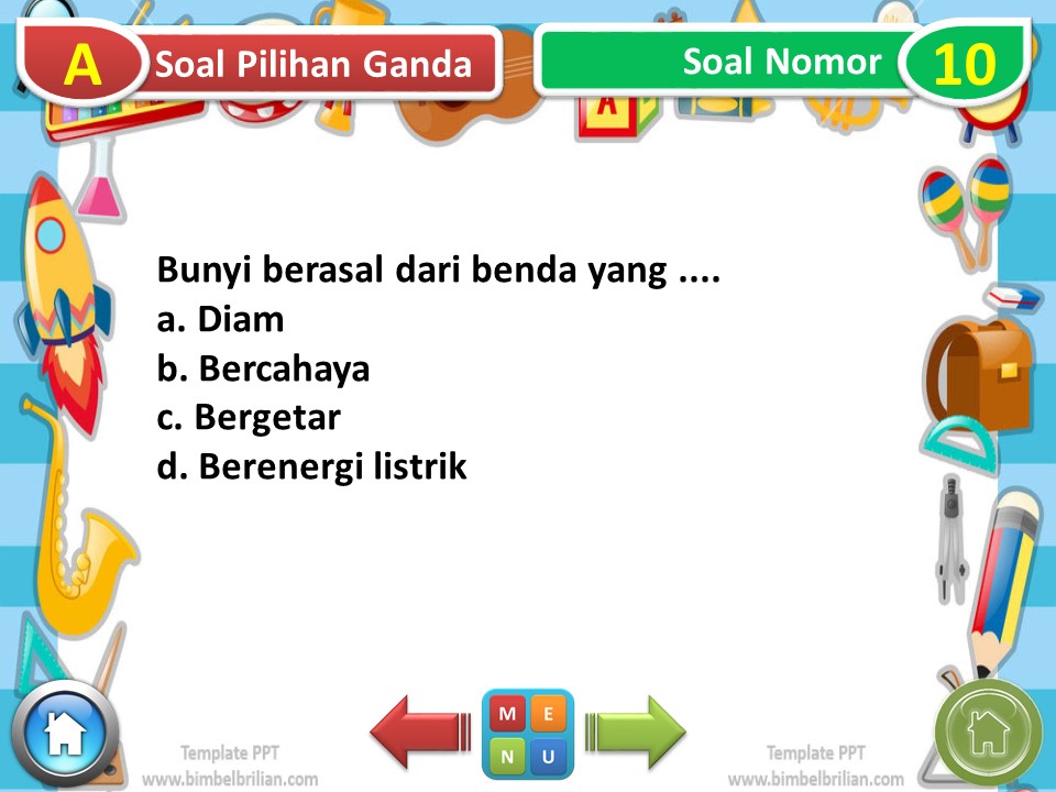 Slide Soal Nomor 10 Power Point Tema 1 Subtema 3 Kelas 4 SD