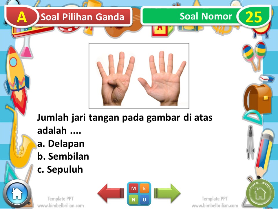 Slide Power Point PPT Kelas 1 SD Tema 1 Subtema 2