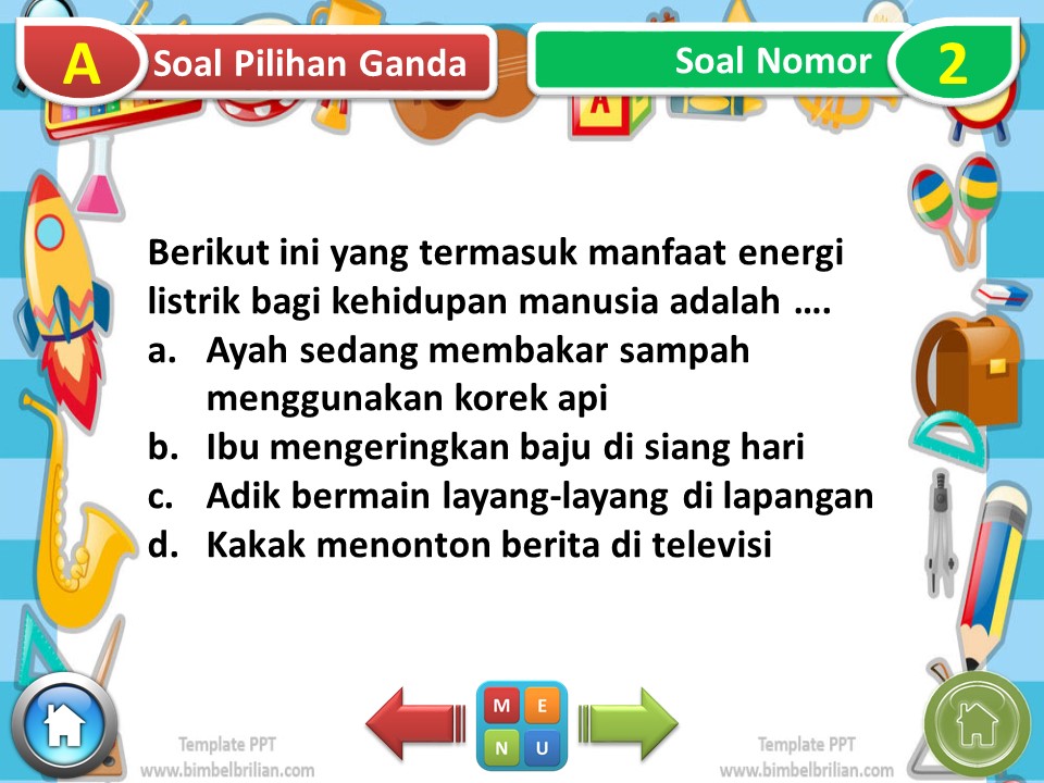 Media Power Point Tema 2 Kelas 4 Subtema 2 Manfaat Energi