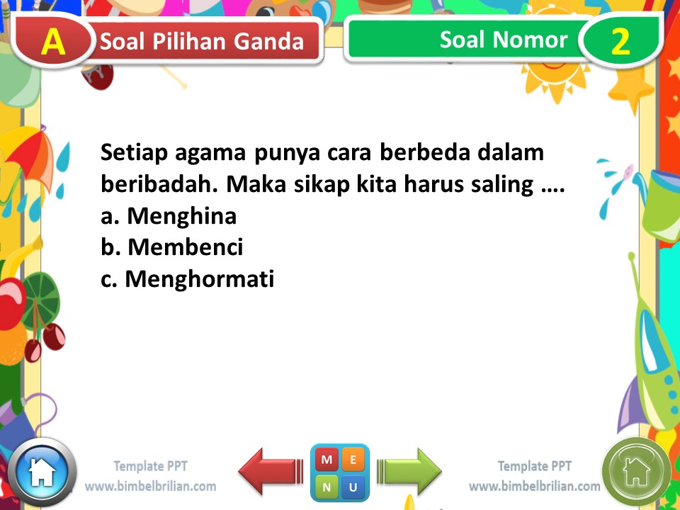 Nomor 2 Soal Tema 3 Kelas 2 SD Subtema 3 Tugasku Sebagai Umat Beragama