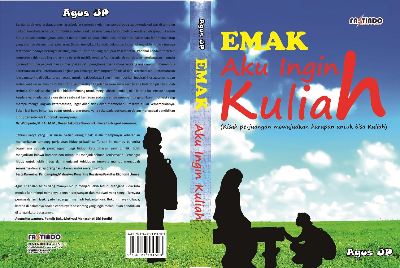 Cover Novel Emak Aku Ingin Kuliah
