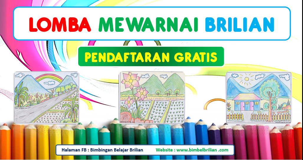Lomba Mewarnai Bimbel Brilian