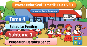 Media PPT Soal Tema 4 Kelas 5 SD Subtema 1 Peredaran Darahku Sehat