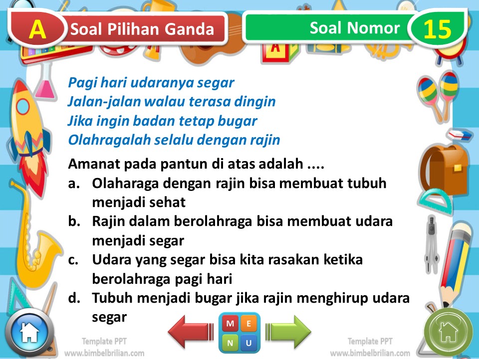 Media PPT Soal Tema 4 Kelas 5 SD Subtema 2 Gangguan Kesehatan pada Organ Peredaran Darah