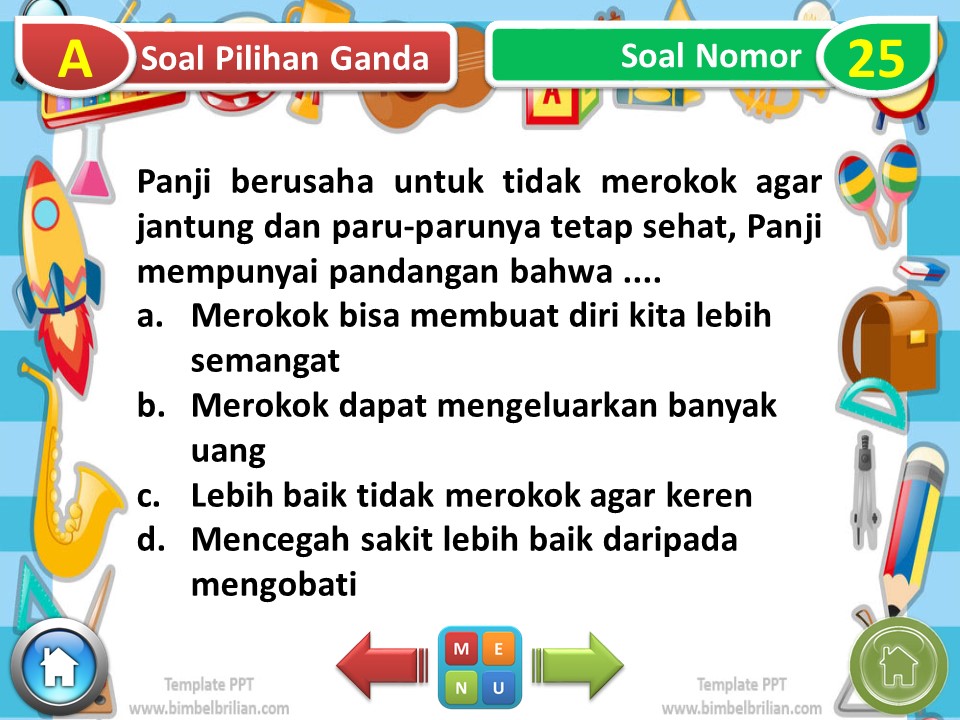 Media PPT Soal Tema 4 Kelas 5 SD Subtema 2 Gangguan Kesehatan pada Organ Peredaran Darah