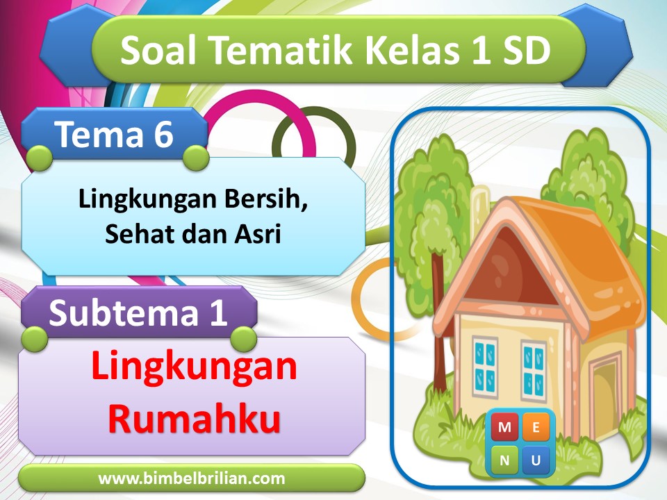Media PPT Kelas 1 SD Tema 6 Subtema 1 Lingkungan Rumahku