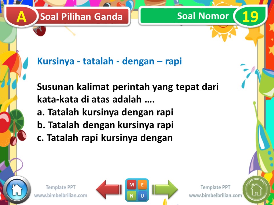 Media PPT Kelas 1 SD Tema 6 Subtema 3 Lingkungan Sekolahku