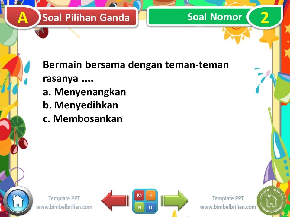 Media PPT Kelas 2 SD Tema 5 Subtema 3 Pengalamanku di Tempat Bermain