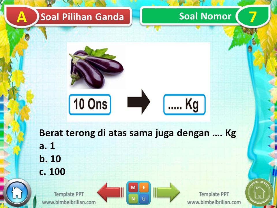 PPT Soal Tema 6 Kelas 2 SD Subtema 3 Tumbuhan di Sekitarku