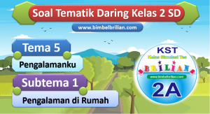 Soal Daring Tema 5 Kelas 2 SD Subtema 1