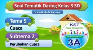 Soal Daring Tema 5 Kelas 3 SD Subtema 2