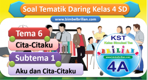 Soal Daring Tema 6 Kelas 4 SD Subtema 1 Aku dan Cita-Citaku