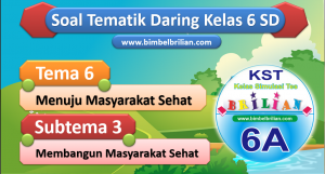 Soal Daring Tema 6 Kelas 6 SD Subtema 3 Membangun Masyarakat Sehat
