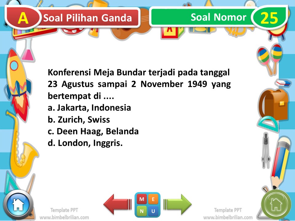 PPT Soal Tematik Kelas 5 SD Tema 7 Subtema 2 Peristiwa Kebangsaan Seputar Proklamasi Kemerdekaan