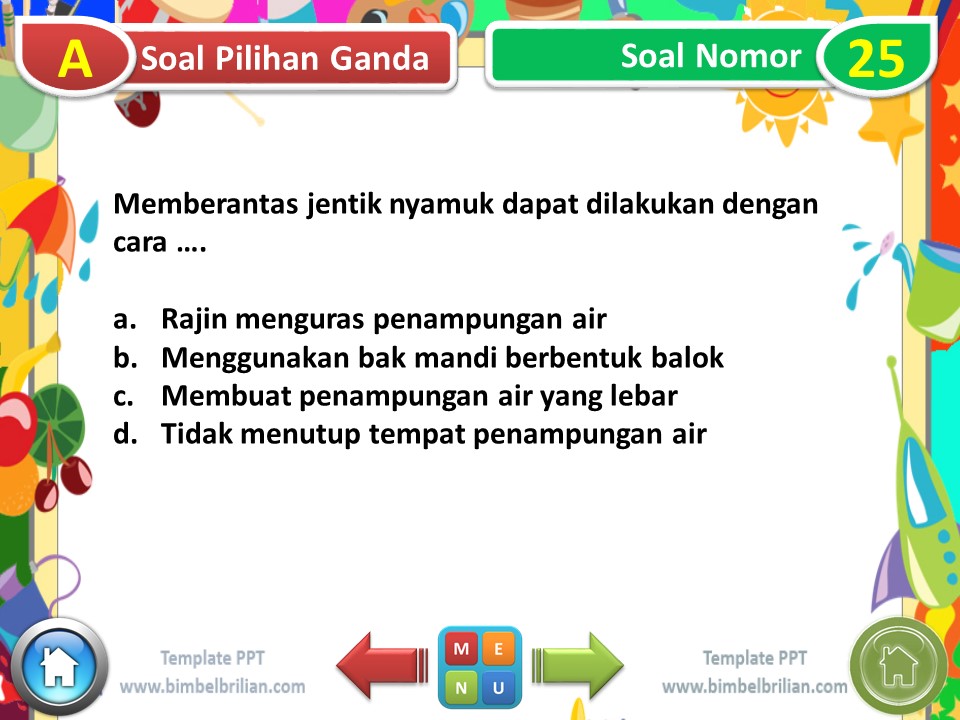 PPT - Soal Tematik Kelas 6 SD Tema 6 Subtema 1 Masyarakat Sehat, Negara Kuat - www.bimbelbrilian.com