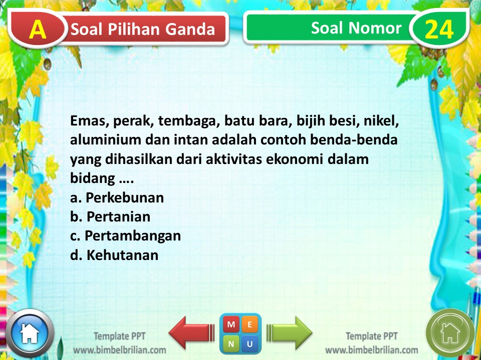 PPT - Soal Tematik Kelas 4 SD Tema 7 Subtema 3 Indahnya Persatuan dan Kesatuan Negeriku - www.bimbelbrilian.com (2)