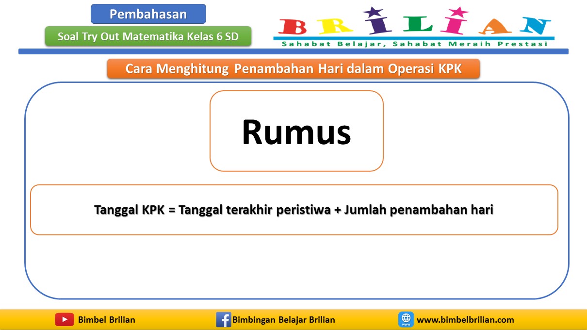 Soal Cerita KPK Menghitung Tanggal