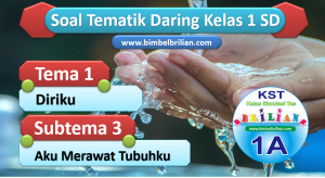Soal Daring Kelas 1 Tema 1 Subtema 3 Aku Merawat Tubuhku