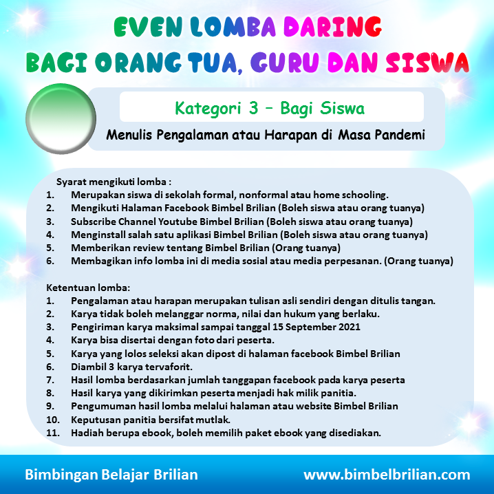 Lomba BImbel Brilian