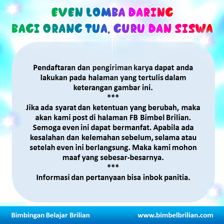 Lomba BImbel Brilian