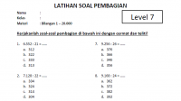 Soal Pembagian Kelas SD 7