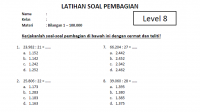 Soal Pembagian Kelas SD Level