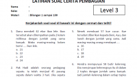 Soal Cerita Pembagian Level 3 - Bilangan 1 sampai 100