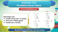 Kumpulan Soal Perubahan Satuan Massa