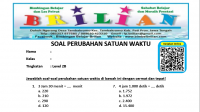 Soal perubhan Satuan Waktu