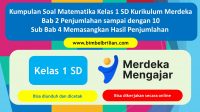 Kumpulan Soal Matematika Kelas 1 SD