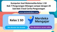 Soal Pengurangan sampai dengan 20 Kelas 1 SD Kurikulum Merdeka