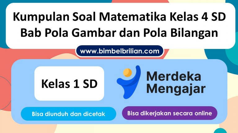 Kumpulan Soal Matematika Kelas 4 SD Bab Pola Gambar dan Pola Bilangan ...