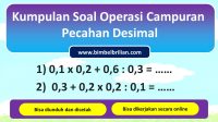 Operasi Campuran pecahan Desimal