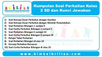 Kumpulan Soal Perkalian Kelas 2 SD